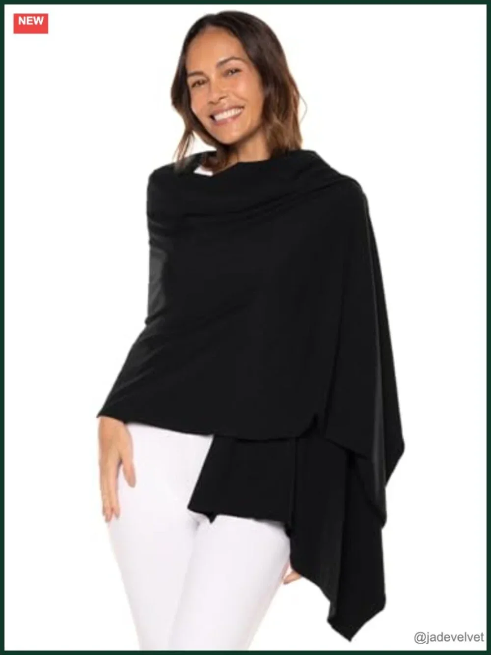 UPF 50+ Sun Protection Beach Shawl - Lightweight Zinc Oxide Wrap